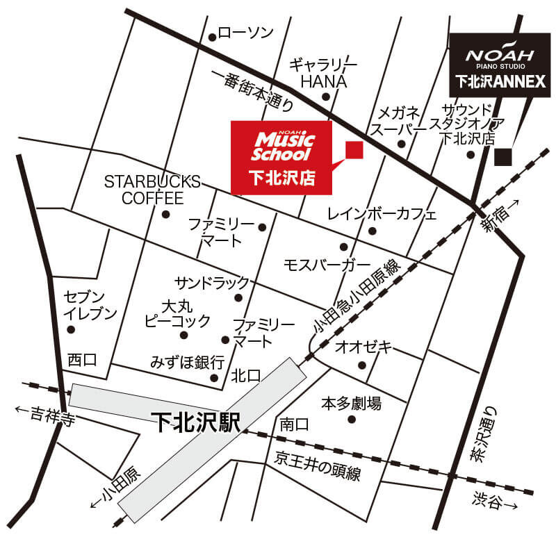 下北沢MAP